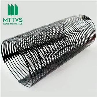 Nhựa ép đất cốt thép Uniaxial Geogrid