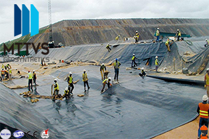 Tấm lót ao cá PE cho trang trại cá Nam Phi